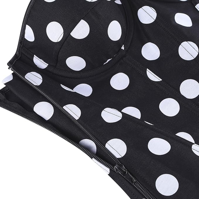 Black White Polka Dot