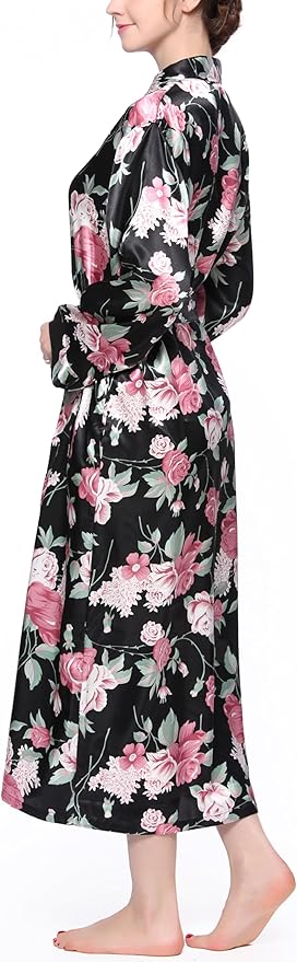 Black Floral Print