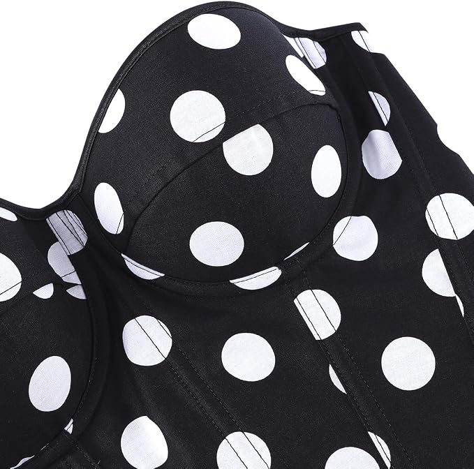 Black White Polka Dot