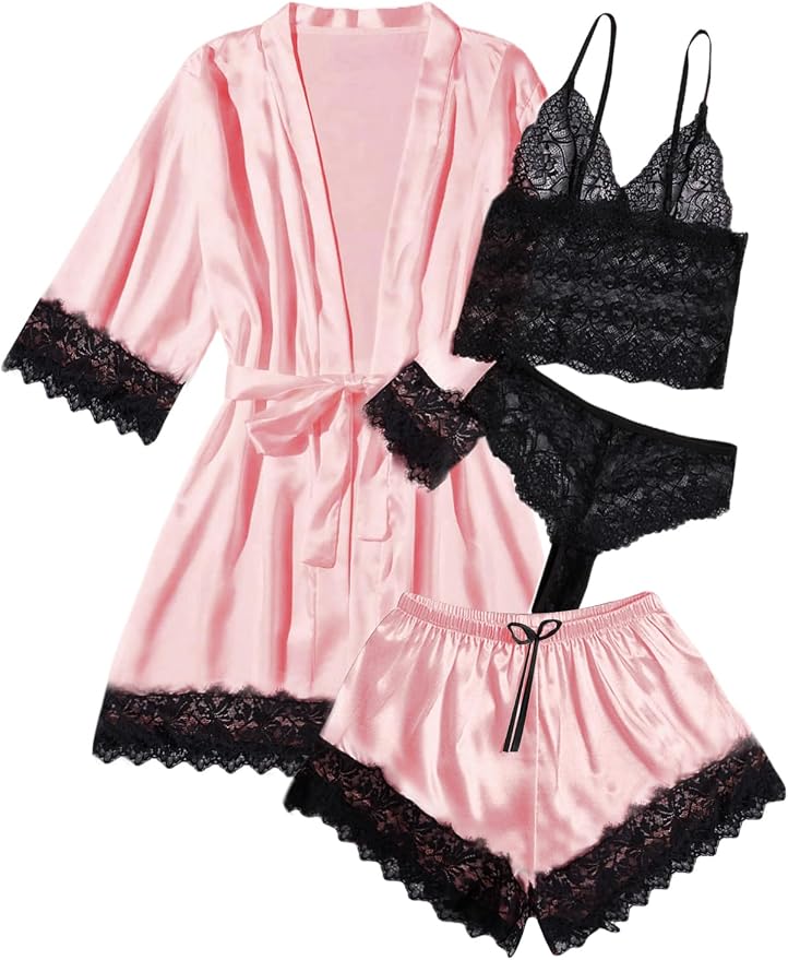 Pink Black Bow