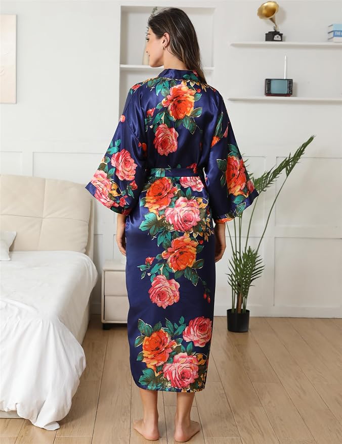 Rose Floral Navy