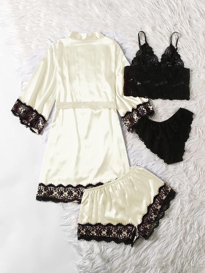 Black and Apricot