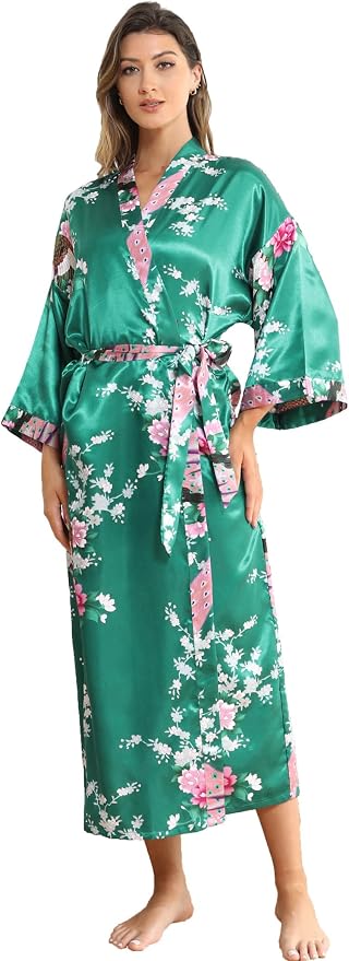 Peacock Floral Dark Green