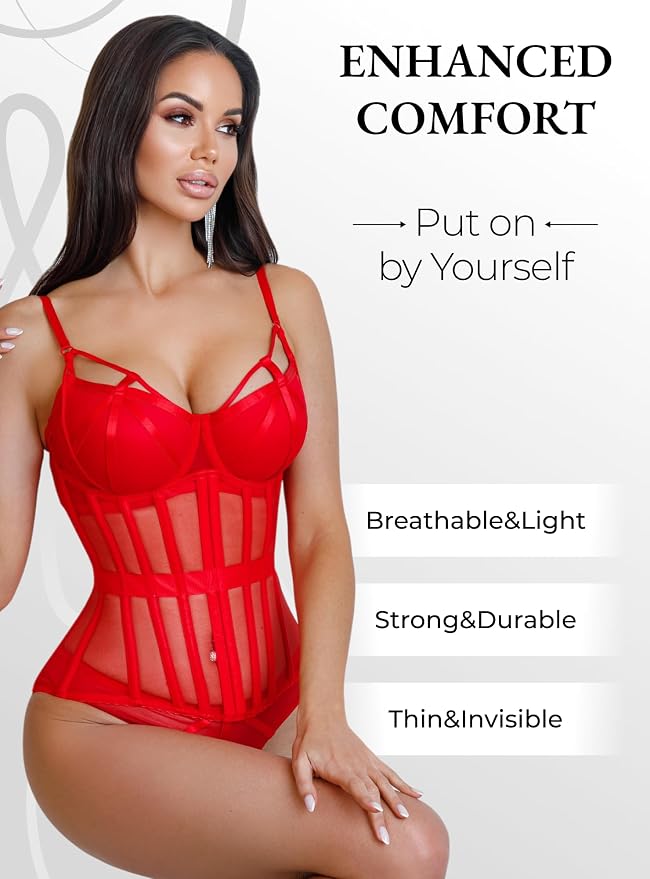 Red - Measure Your Body & Use the Size Chart!