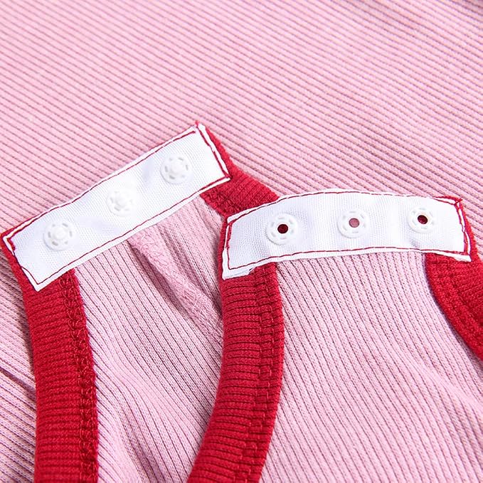 B-long Sleeve-deep Pink&wine Red