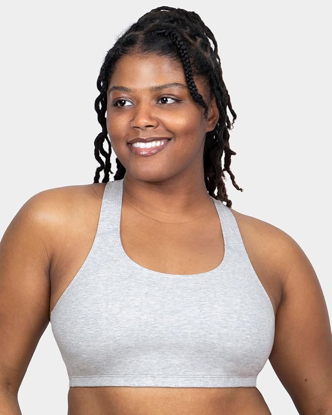 Skinny Strip/White/Grey Heather