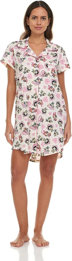 Cream Powerpuff Girls Cowgirl Stars & Hearts Print