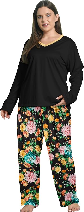 Black/Yellow Flowers