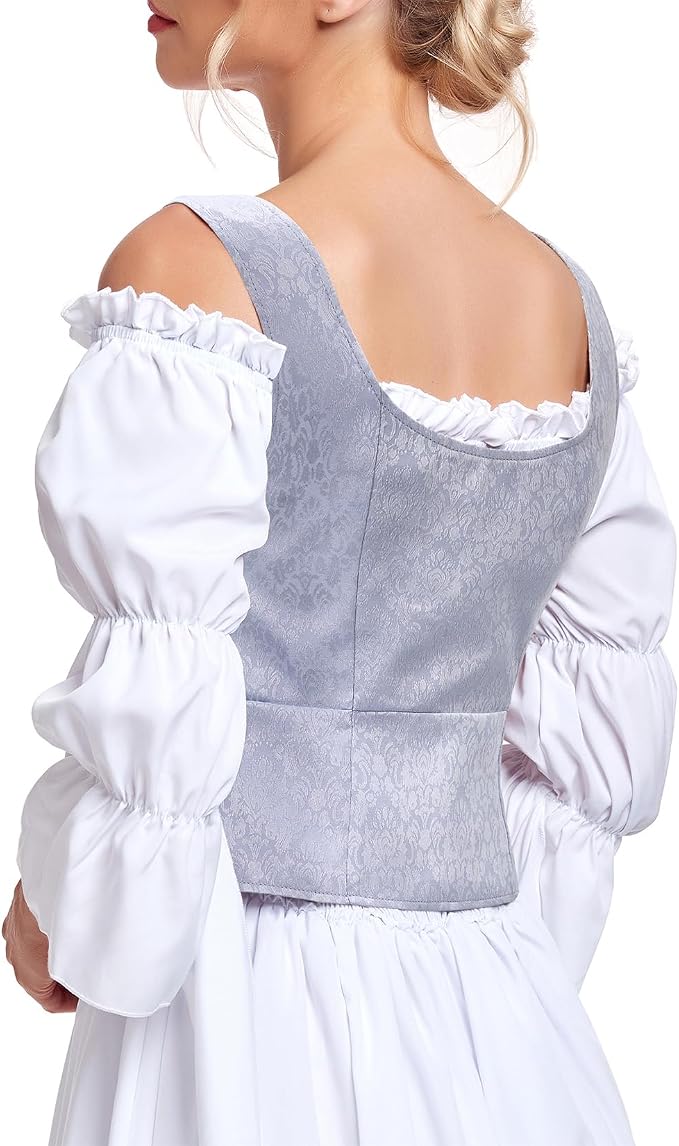 Jacquard Purple Corset