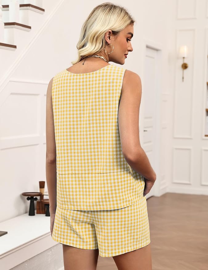 Yellow Checkered