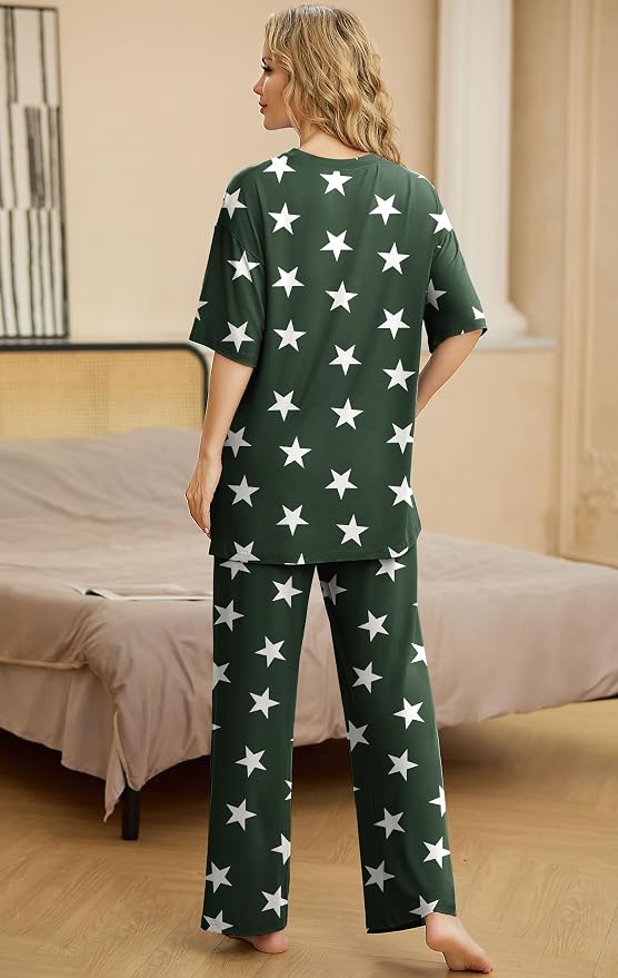 Fp-dark Green Wh Star