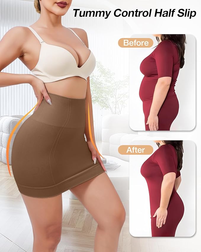 Coffee-half Slip With Non Slip Strip