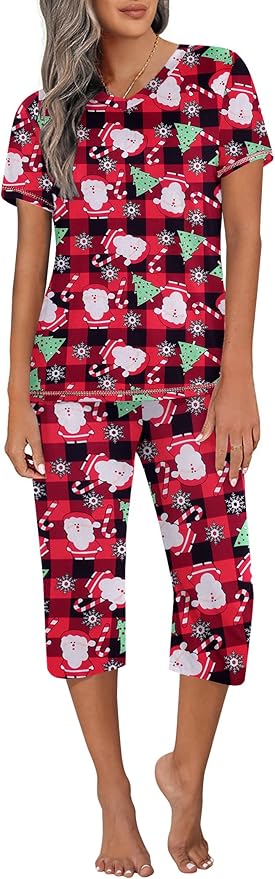 Z Christmas Santa & Plaid