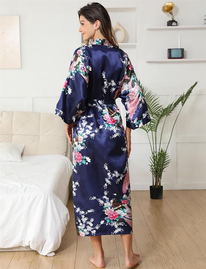Peacock Floral Navy
