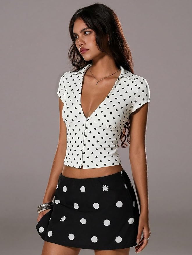 Polka Dots White