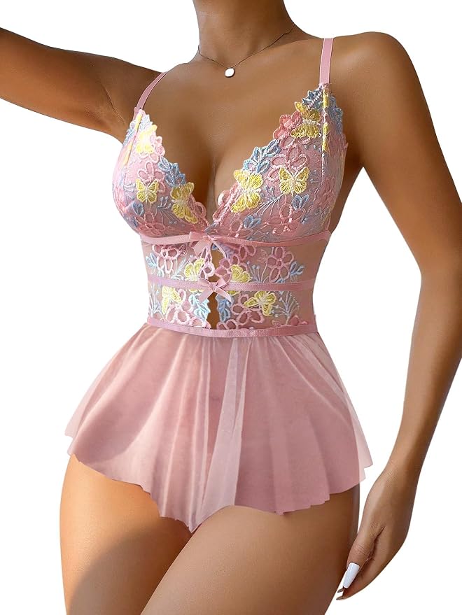 Pink Embroidery