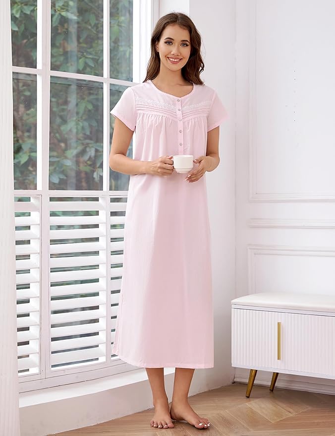 Woven-100% Cotton Sweet Pink