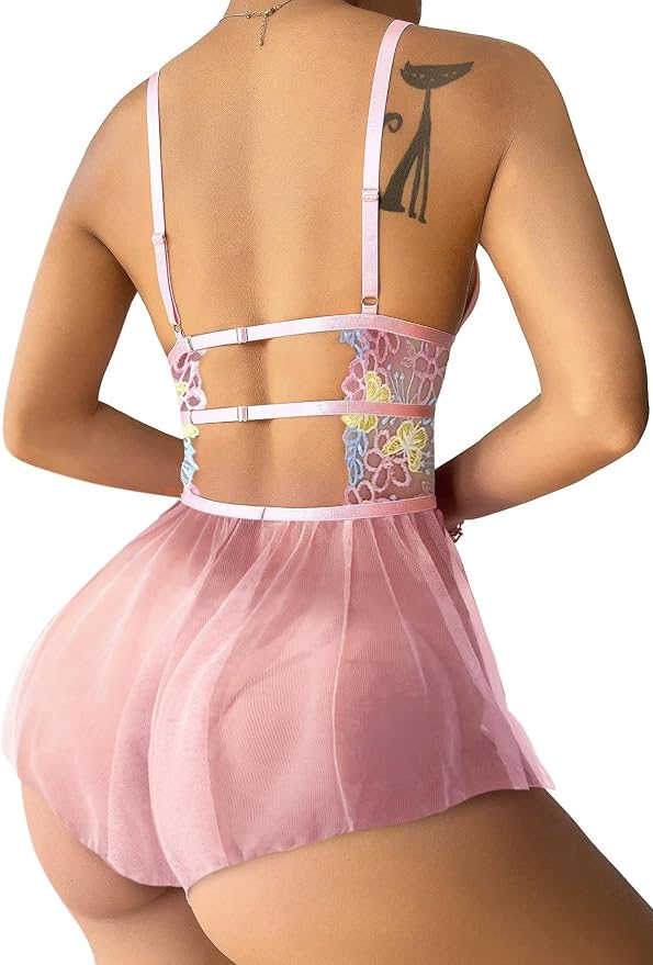 Pink Embroidery
