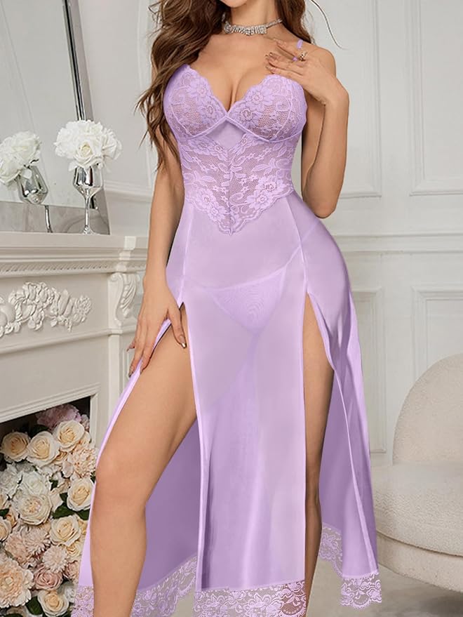 Long Lavender Purple