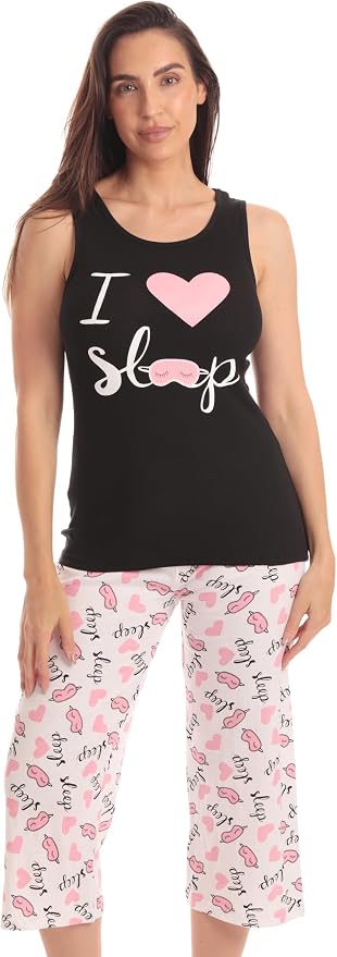 Black - I Love Sleep Mask