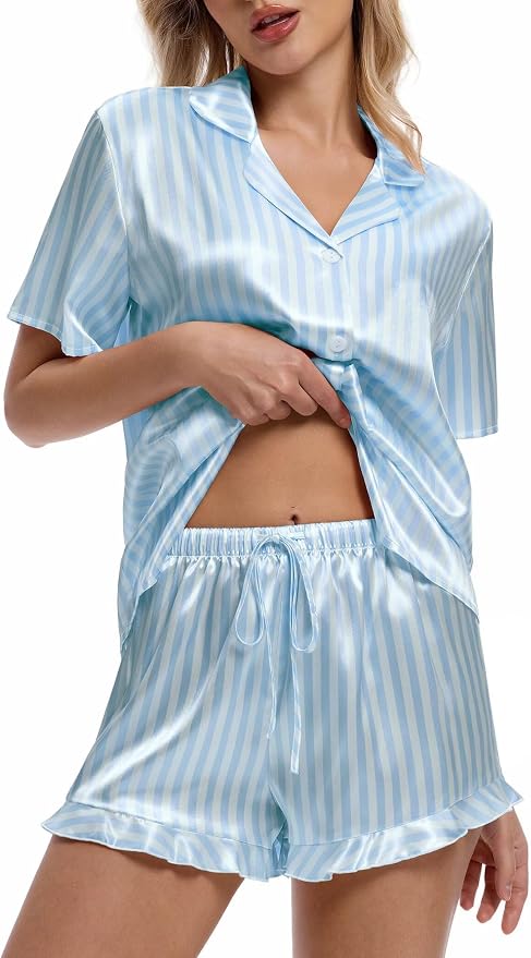 Striped Blue