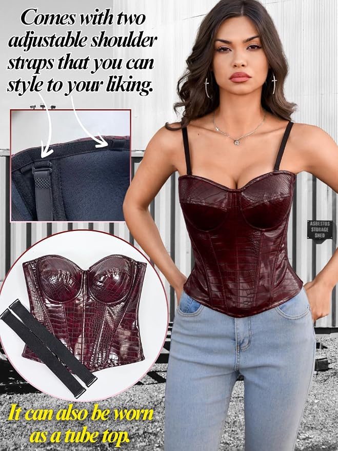 Burgundy Leather