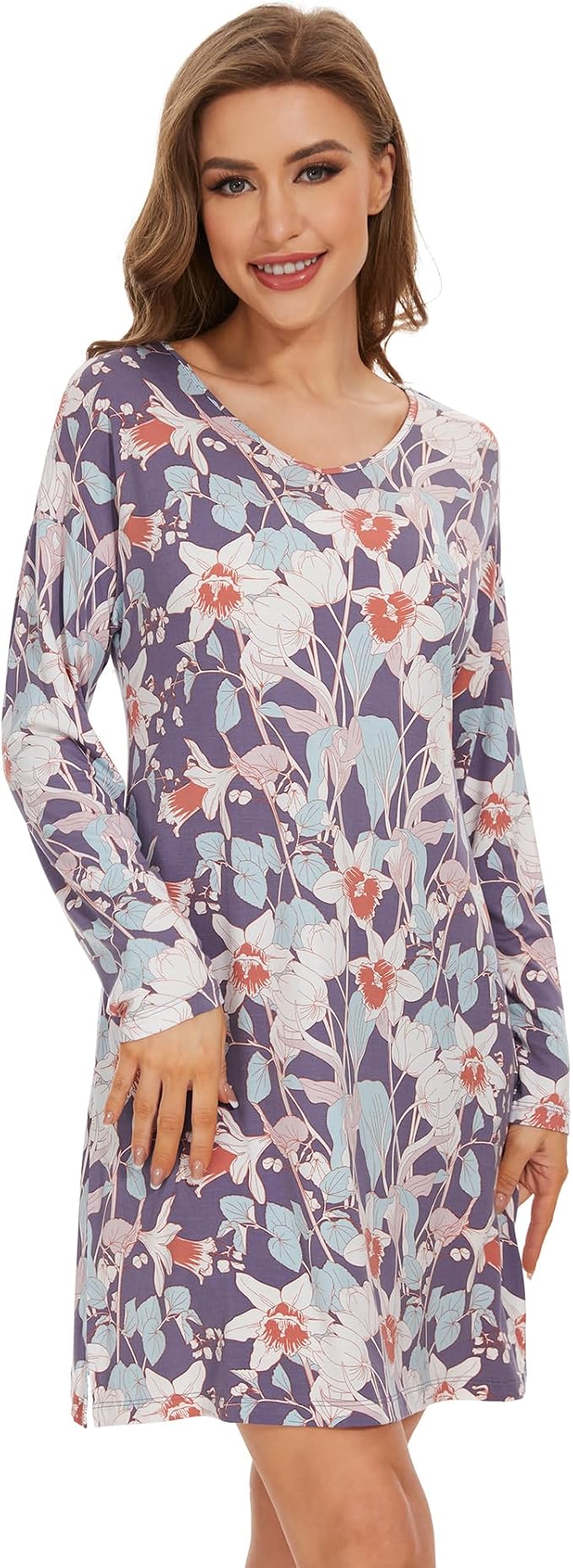A-purple/Floral