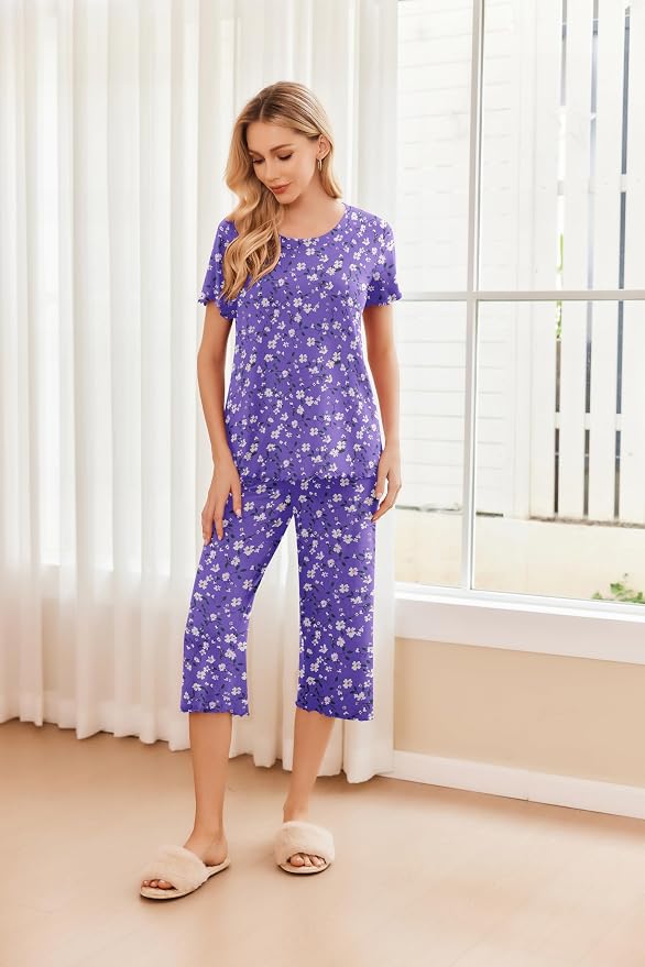 Purple Floral /Cartoon