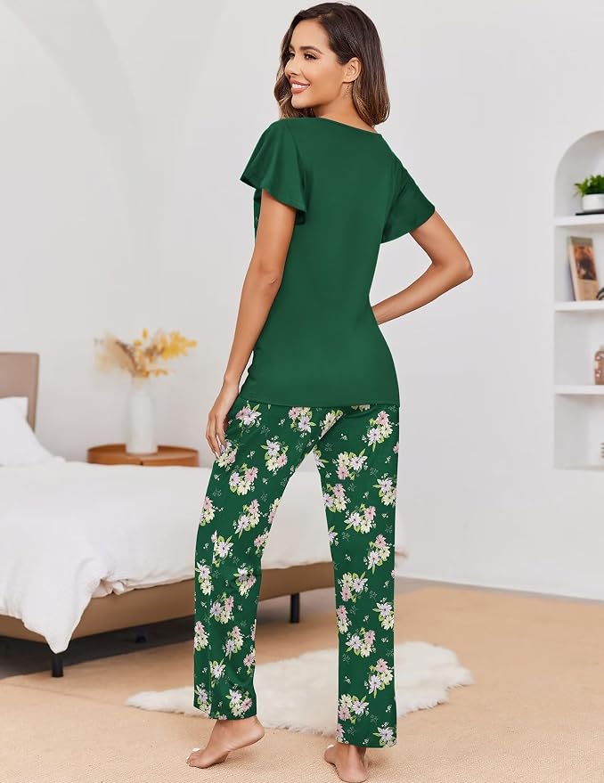 Lotus Color Floral+green Floral