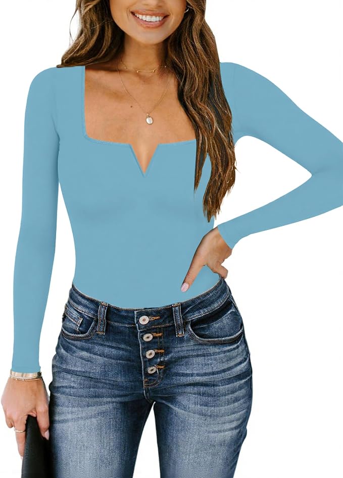 D-sky Blue Long Sleeve