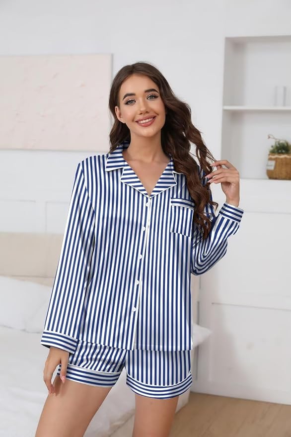 Navy Blue Stripes
