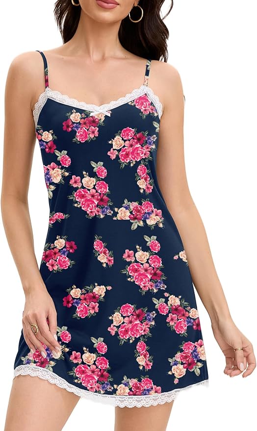 Floral Navy Blue