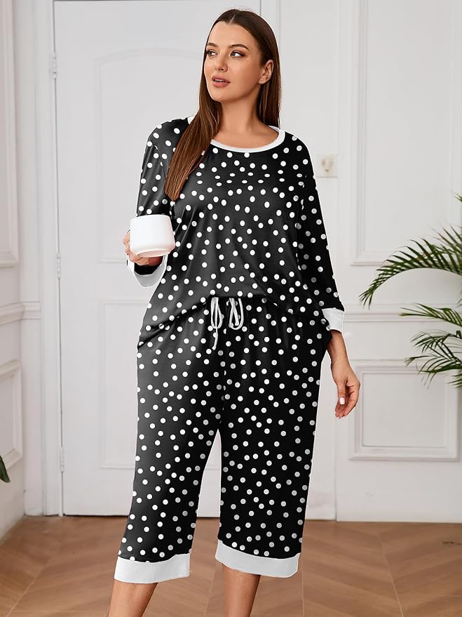 A14-polkadots Black