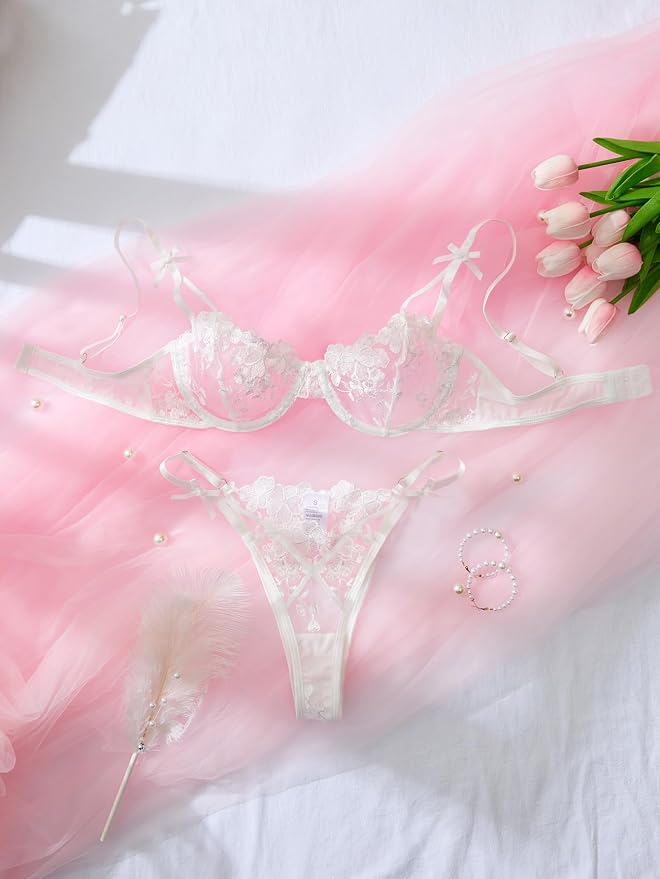 Bow Flower White