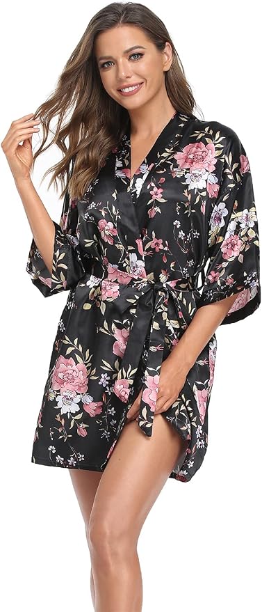 Floral-black & Red
