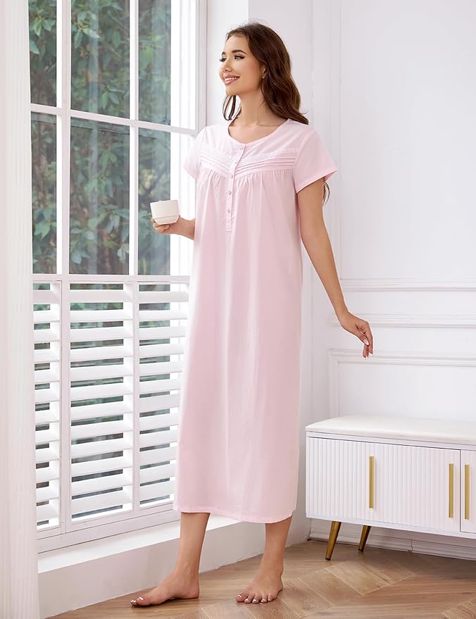 Woven-100% Cotton Sweet Pink
