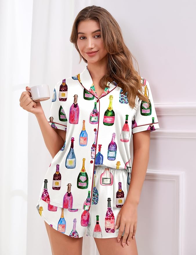 White Wine Bottle Print