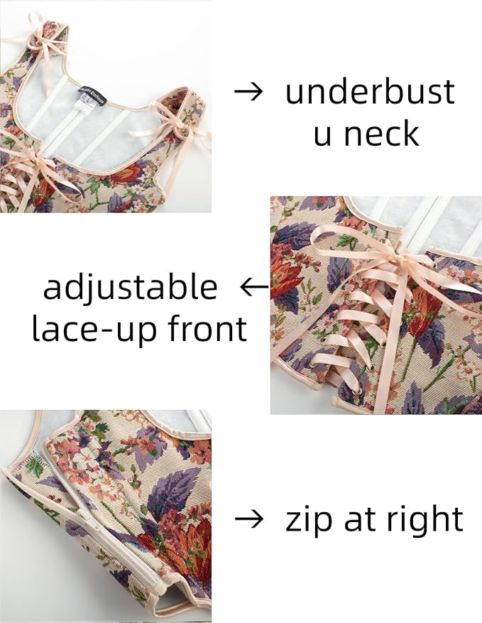 Beige Purple Floral