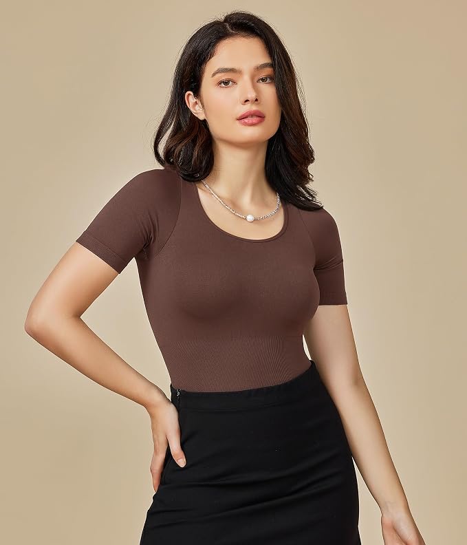 Chocolate Brown Short Sleeve