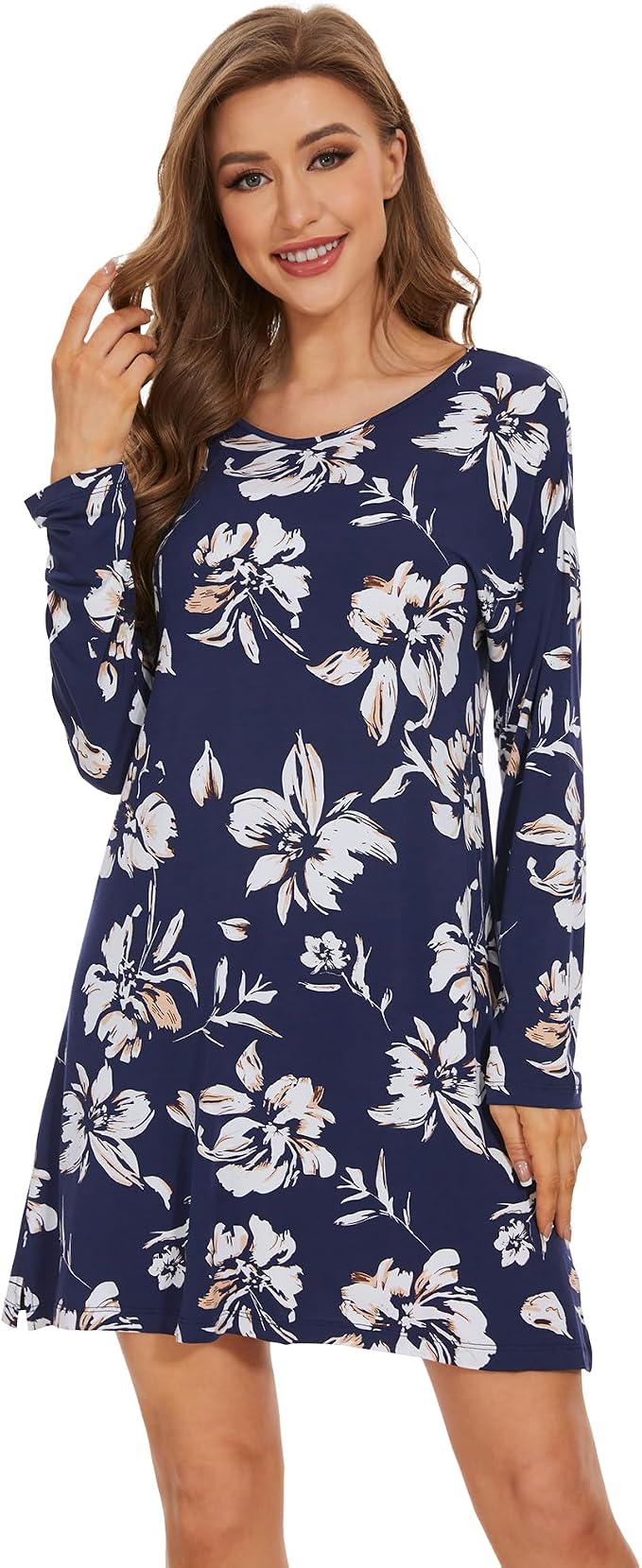 A-navy Floral