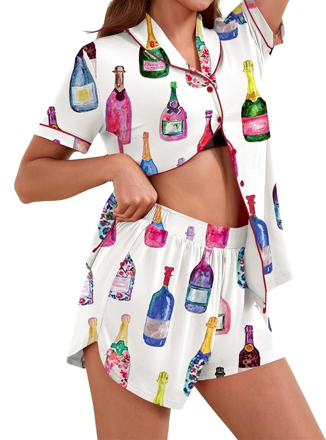 White Wine Bottle Print