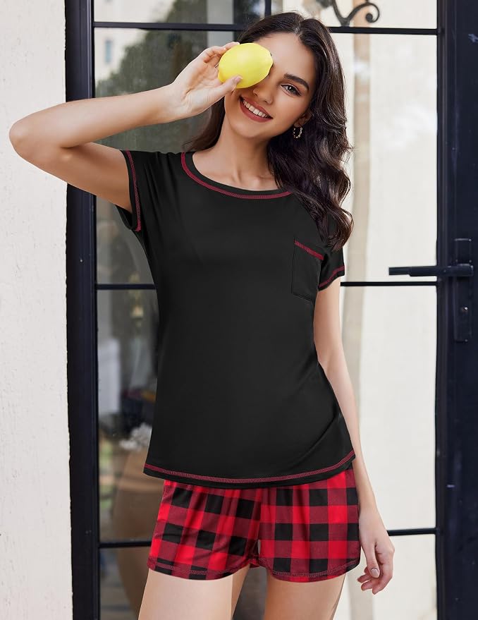 Plaid Red and Black