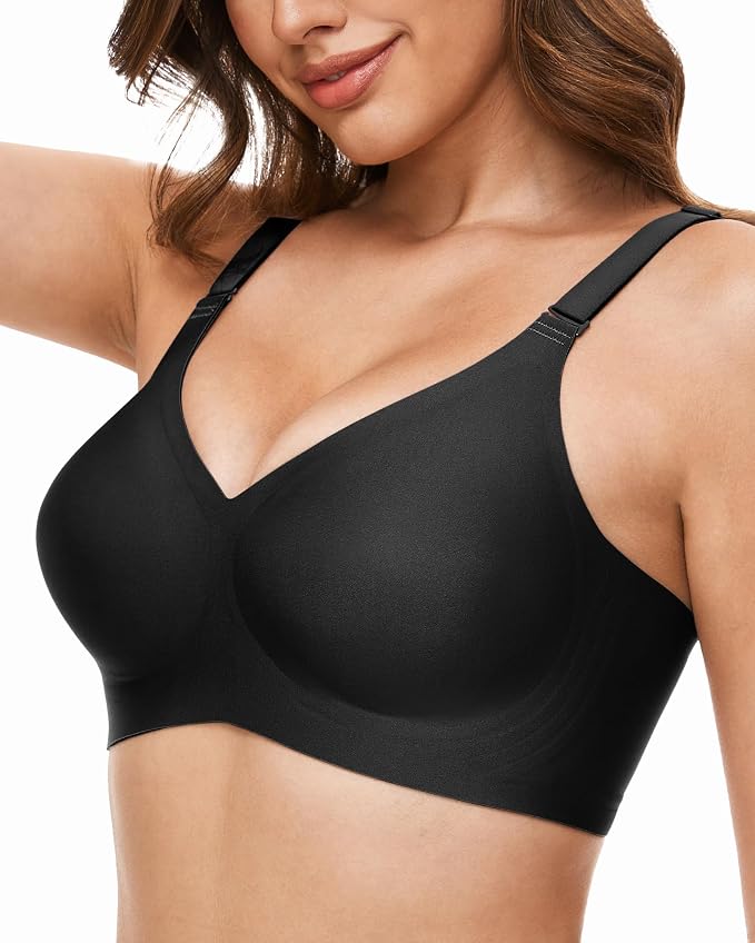 V Neck-pure Black