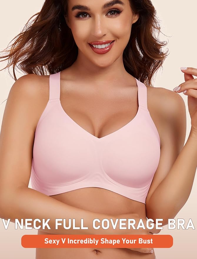 V Neck - Pink