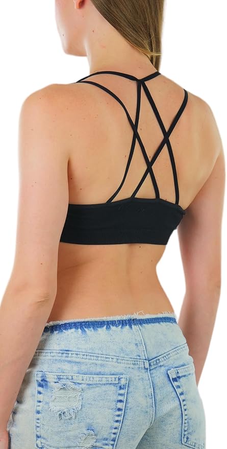 Seamless Double Strap - Black