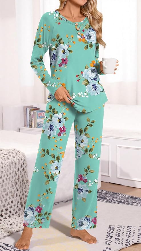 Mint Green Foral