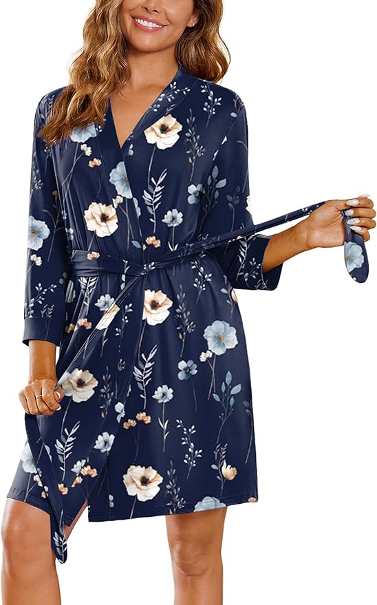 Navy Floral