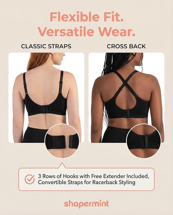 Black/Beige 2 Pack, Adjustable Straps