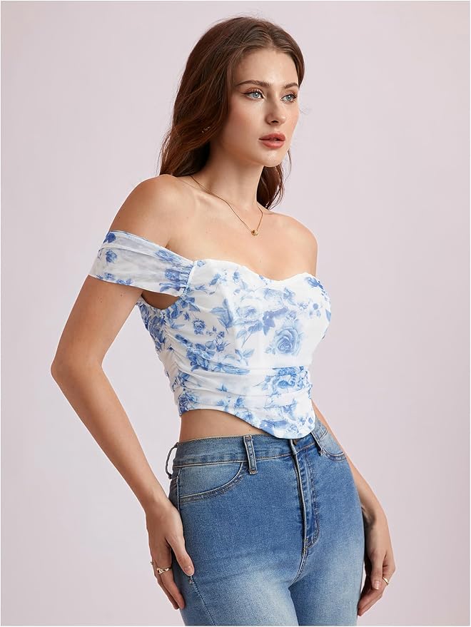 Blue and White