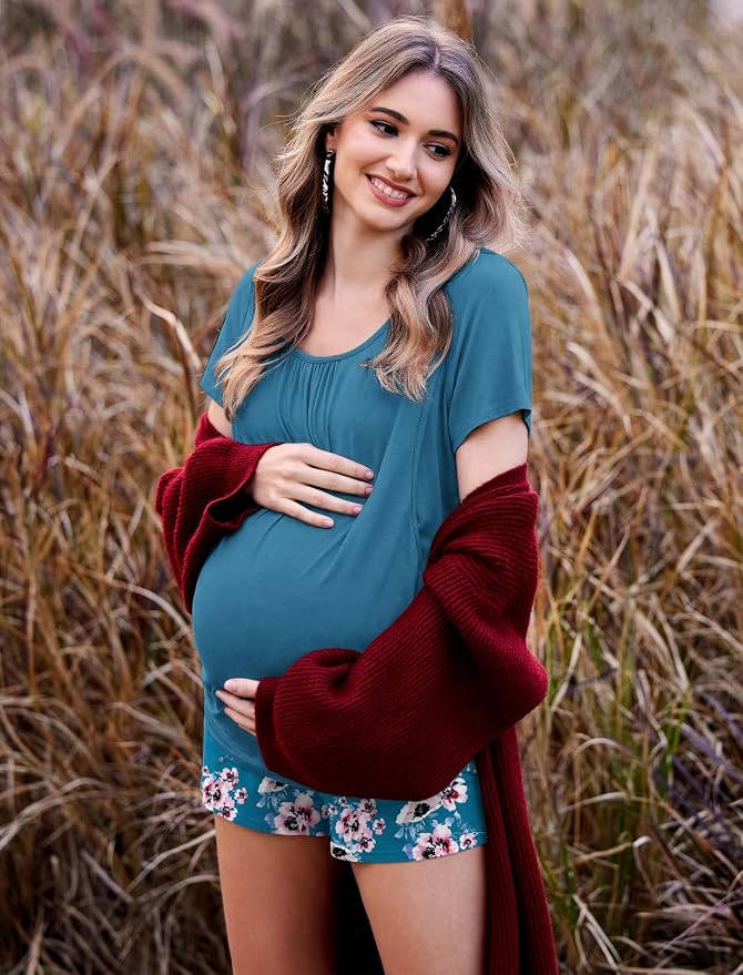 A Floral Teal